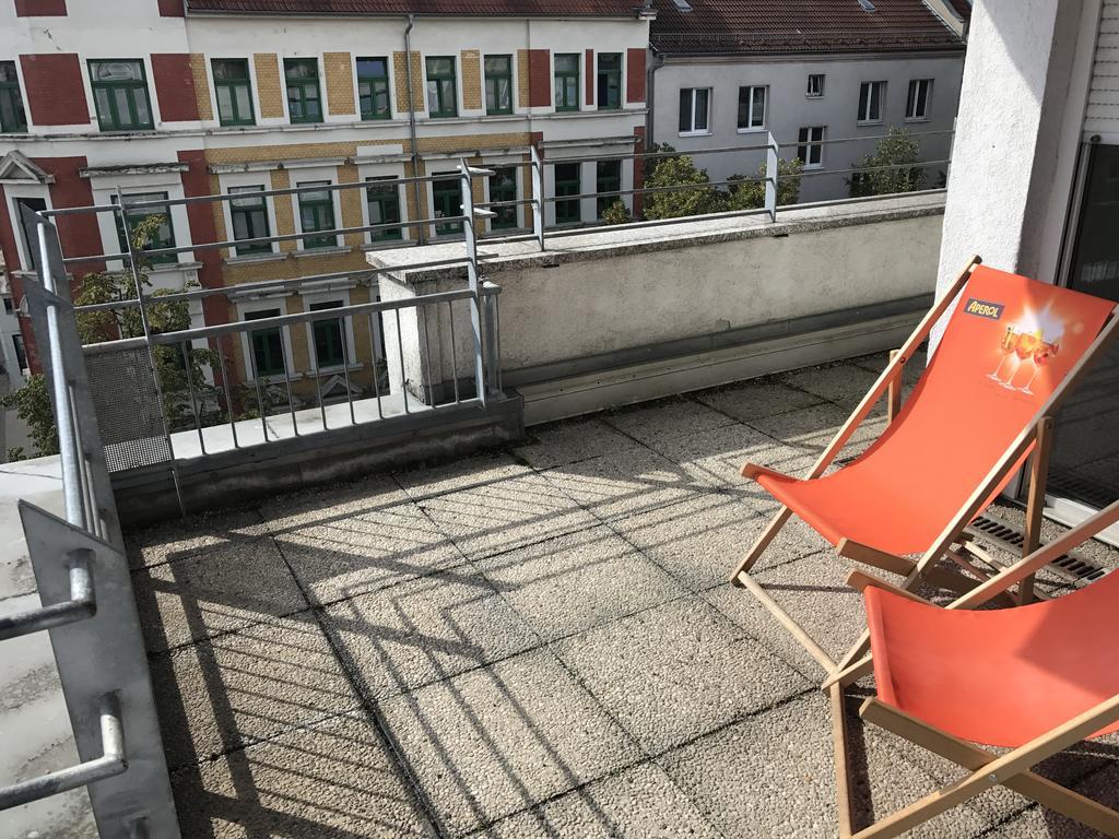 Exklusive Wohnung Mit Dachterrasse In Schleussig Lipsko Exteriér fotografie