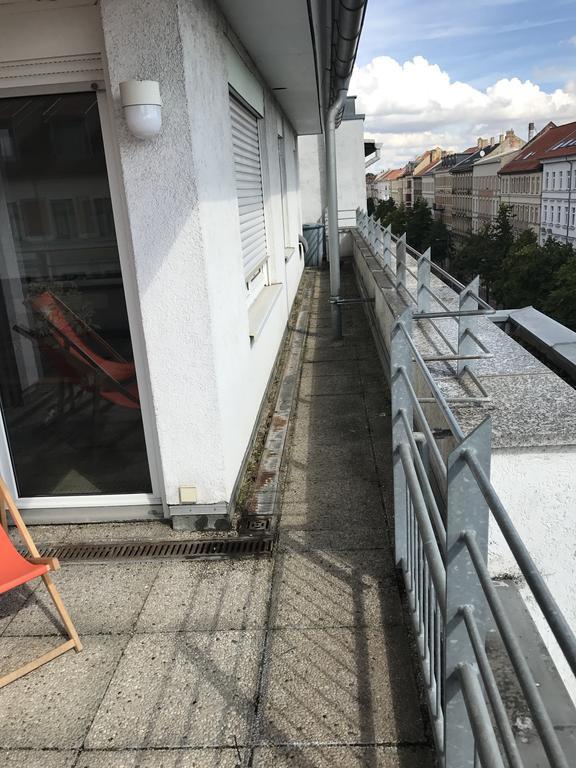 Exklusive Wohnung Mit Dachterrasse In Schleussig Lipsko Exteriér fotografie